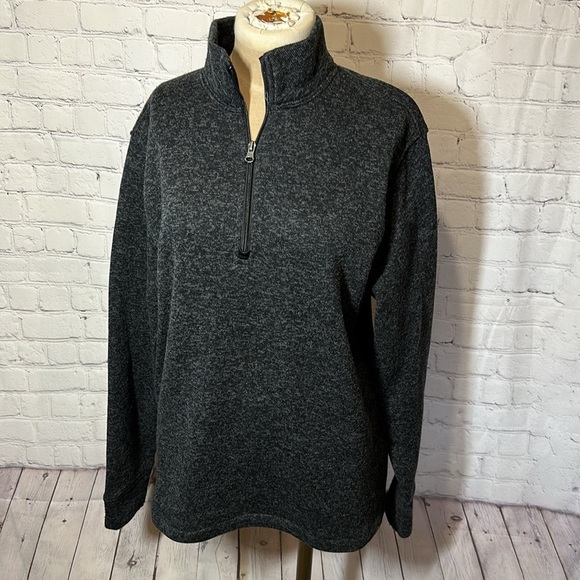 Old Navy size large Quarter ZipFleece-Knit Pullover - Picture 3 of 7